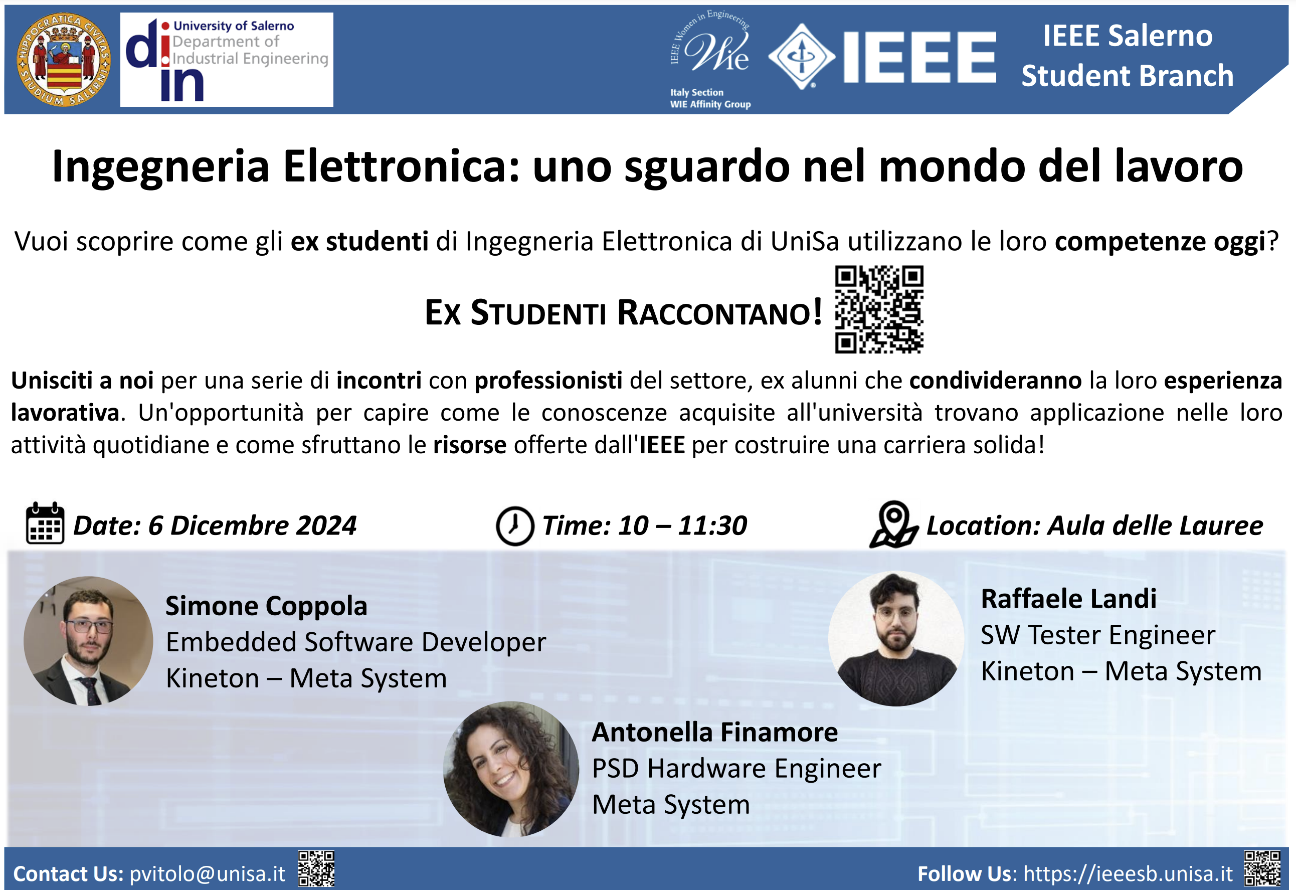 Electronic Engineering: A Look into the Professional World 6 December